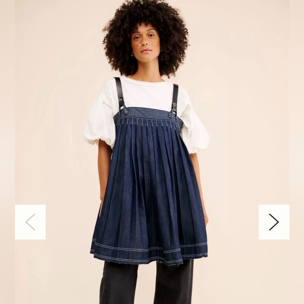 Pilcro Denim Babydoll Mini Dress. Size L